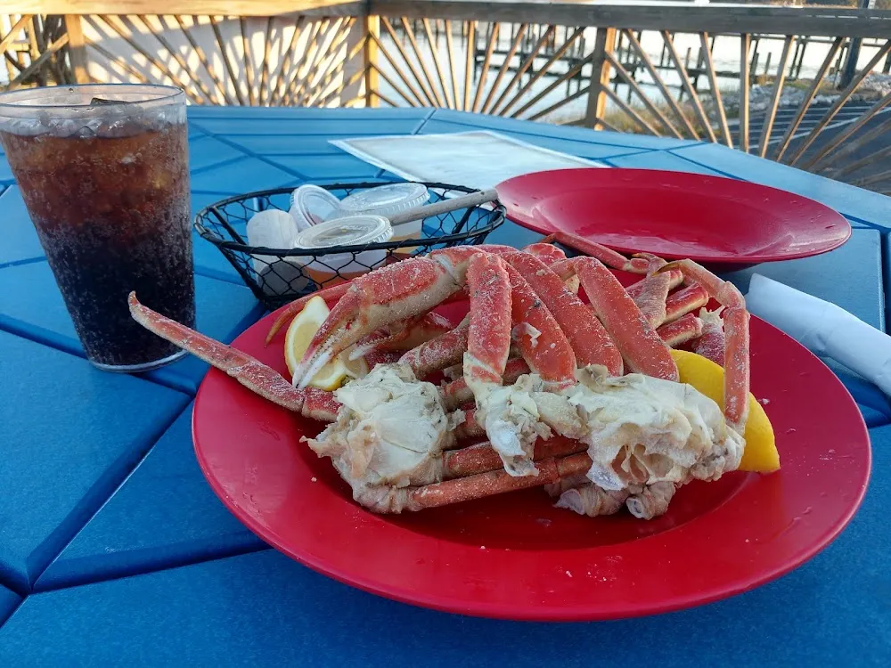 Crab Legs with a Coke